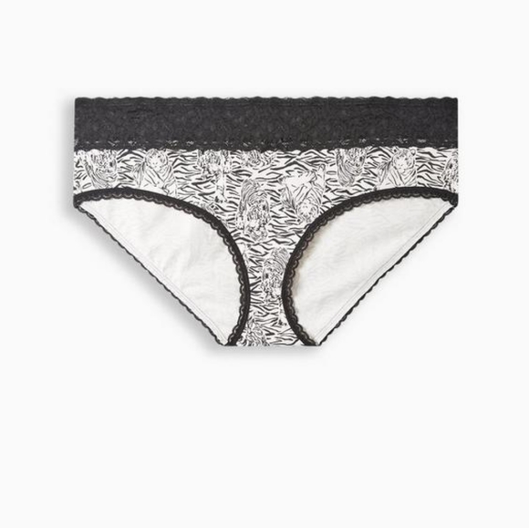 🔹Cotton Mid-Rise Hipster Keyhole Panty - Picture 4 of 5
